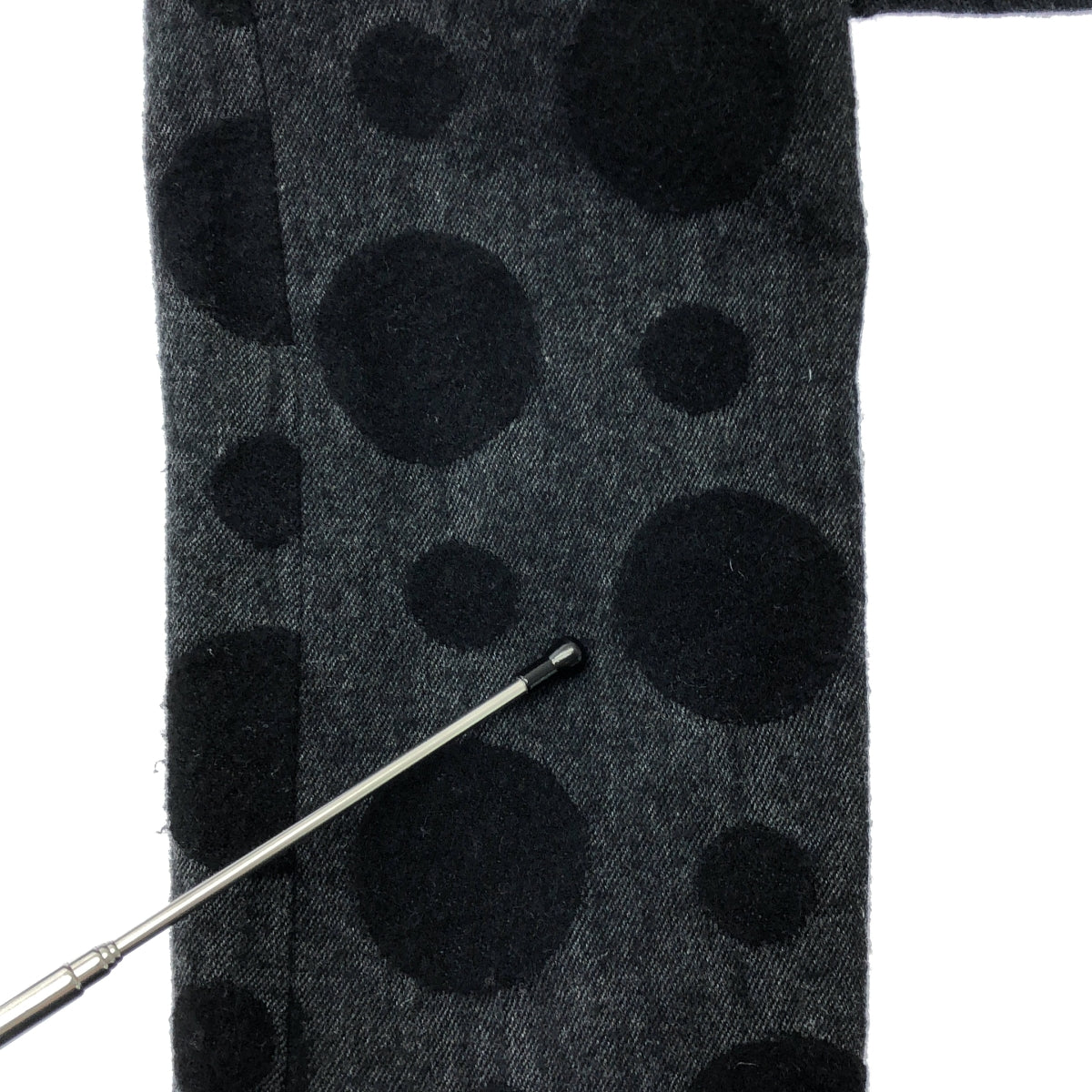 BLACK COMME des GARCONS / ブラックコムデギャルソン | 2013AW | ポルカドット ロング コート ジャケット | XXS | レディース