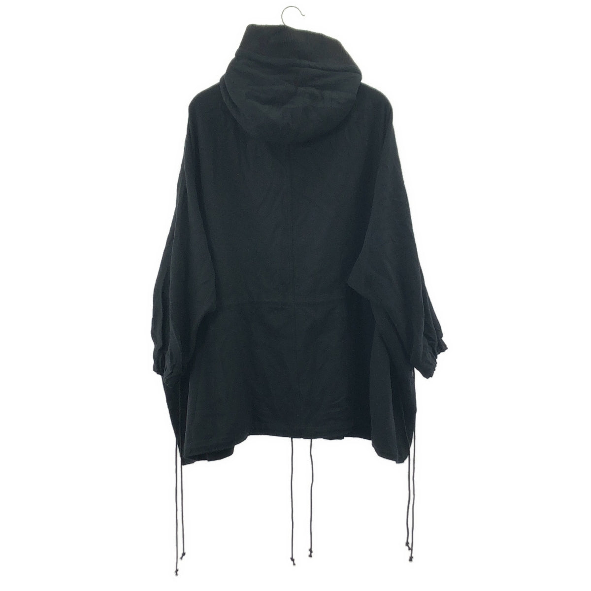 規章 Yohji Yamamoto | 羊毛 Smog 派克大衣 | 2 碼 | 黑色 | 女款