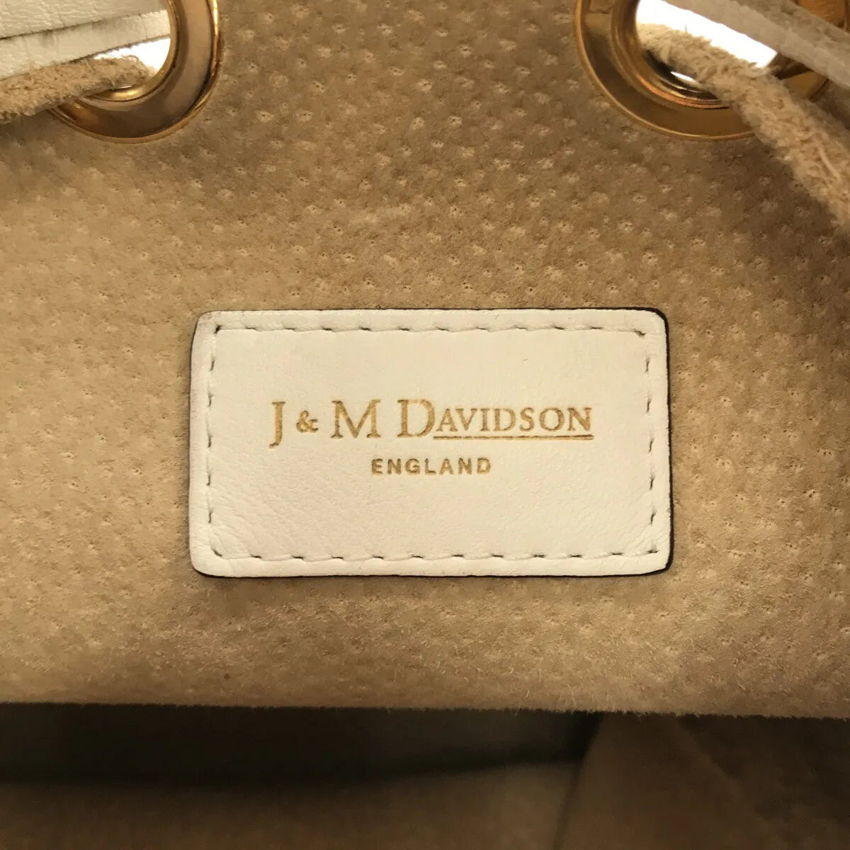 J&M DAVIDSON / ジェイアンドエムデヴィッドソン | FRINGE CARNIVAL フリンジカーニバル L レザー 巾着バッグ | ホワイト | レディース