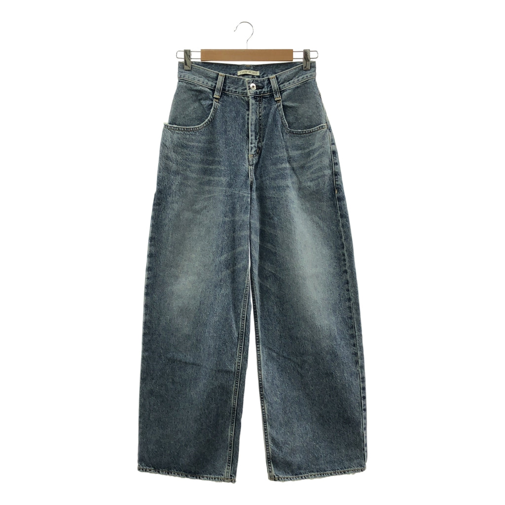 Plage / 플라주 | 2024AW | R'IAM WIDE / 데미지 가공 데님 와이드 팬츠 | 36 | 여성