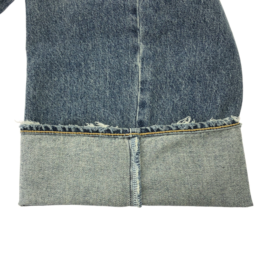 Plage / 플라주 | 2024AW | R'IAM WIDE / 데미지 가공 데님 와이드 팬츠 | 36 | 여성