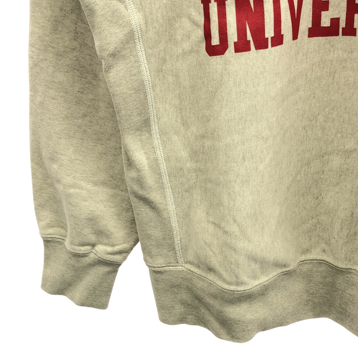 L'Appartement / アパルトモン | 【 STAMMBAUM / シュタンバウム 】 DEVISION CREW NECK SWEAT / カレッジ スウェット | F | グレー | レディース