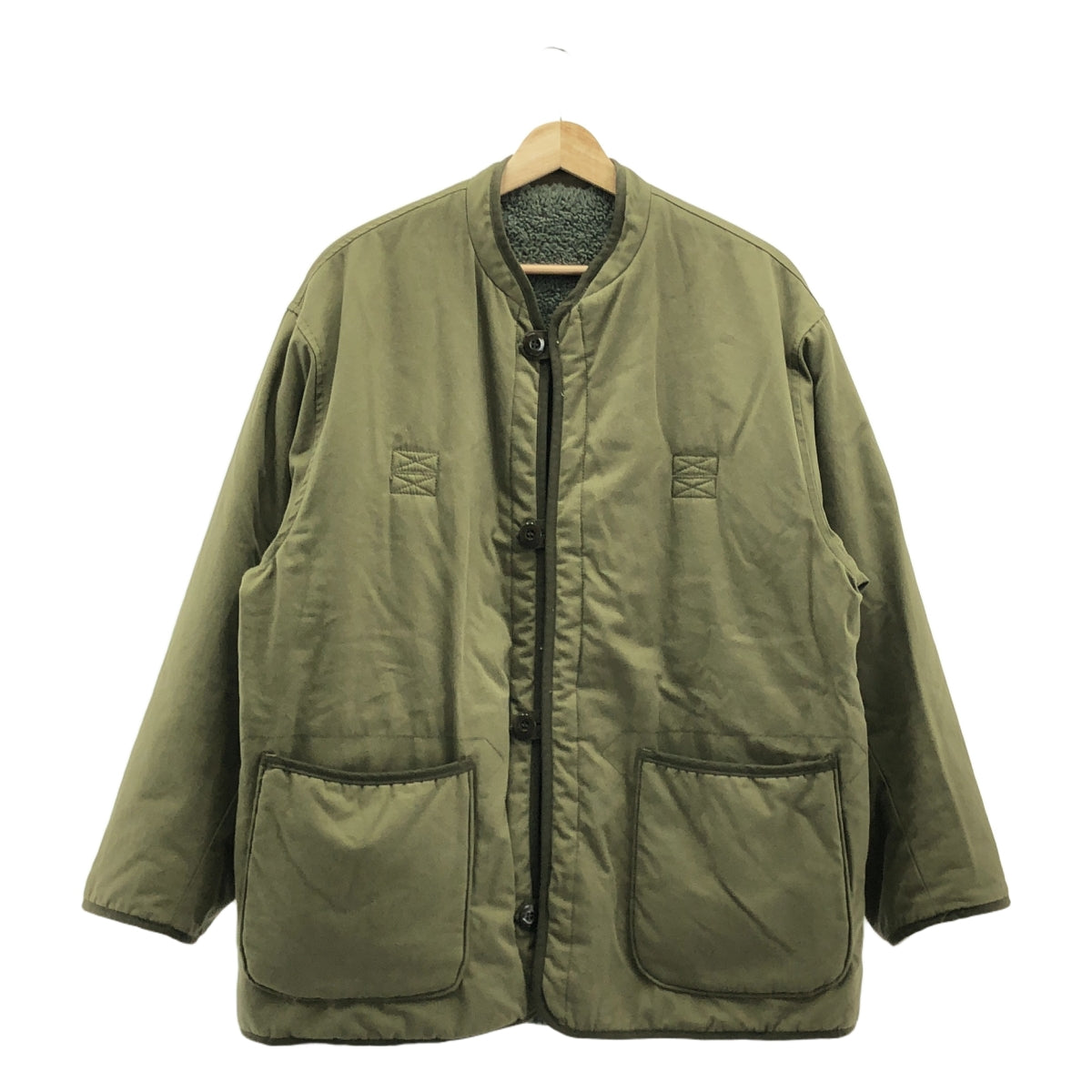 Framework / 프레임 워크 | Broken Twill Reversible Jacket 리버시블 재킷 | 카키 | 여성