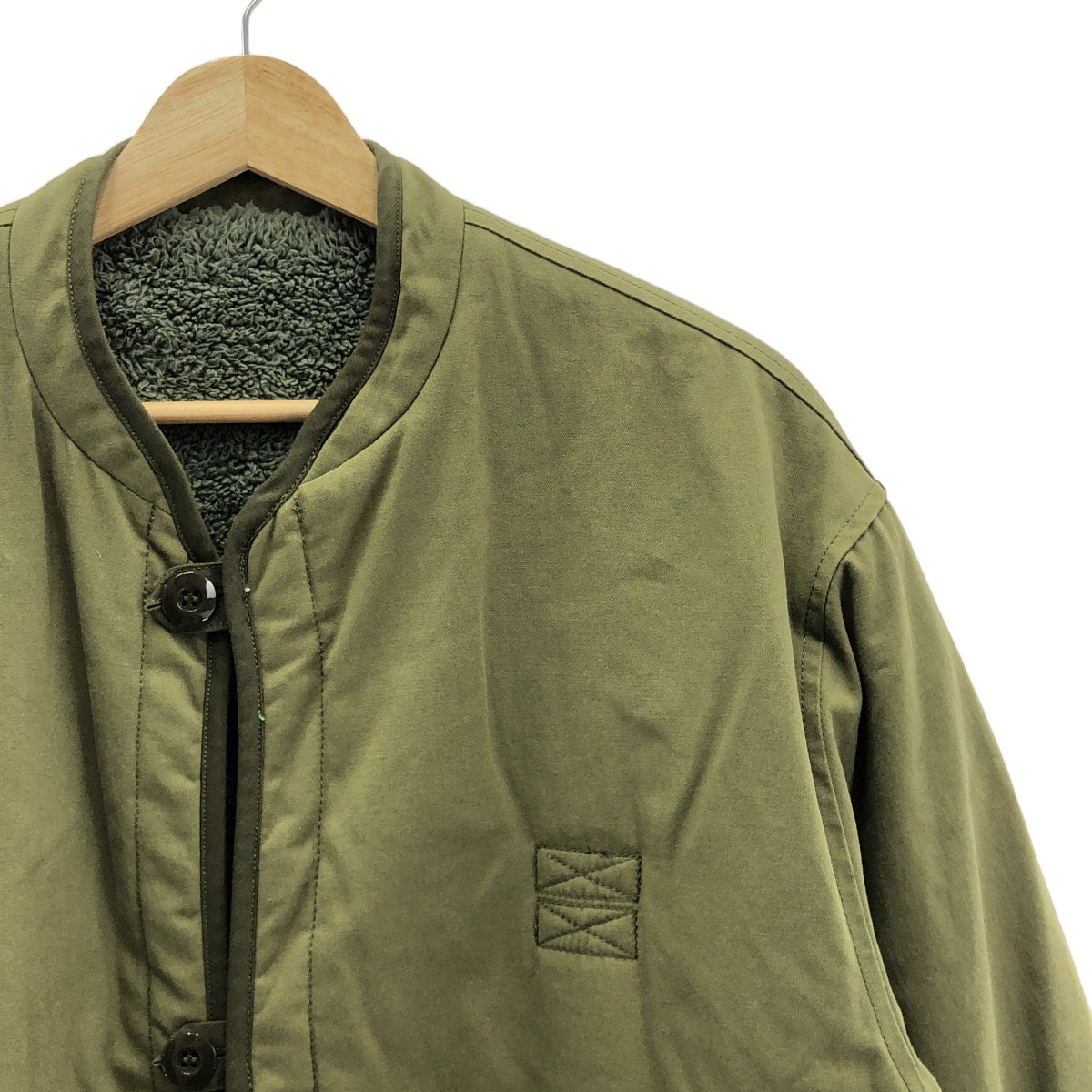 Framework / 프레임 워크 | Broken Twill Reversible Jacket 리버시블 재킷 | 카키 | 여성