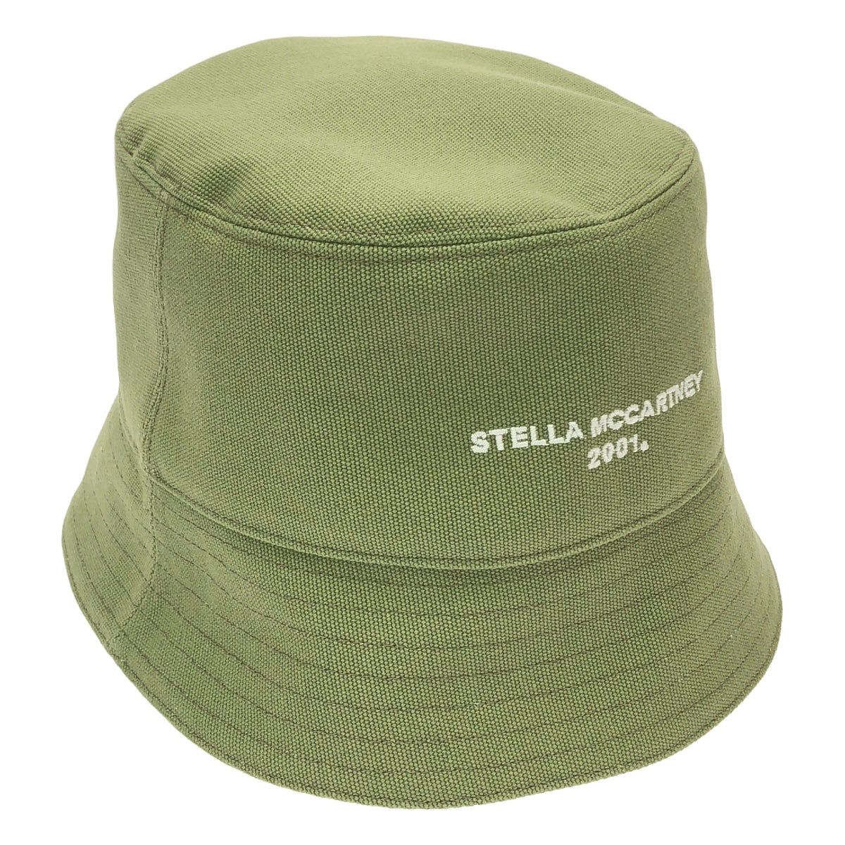 [新品] 史黛拉麥卡尼 |標誌棉質漁夫帽 |卡其色/白色 |女性的