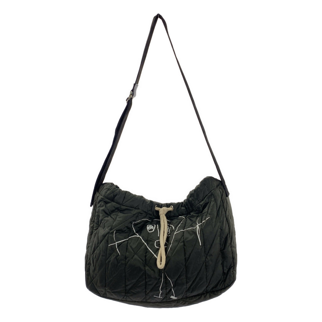 Plan C / 플랜시 | 퀼팅 드로스트링 건착 숄더백 |