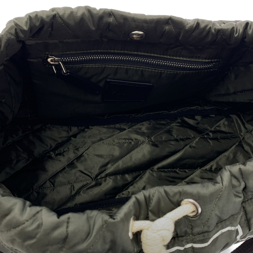 Plan C / 플랜시 | 퀼팅 드로스트링 건착 숄더백 |