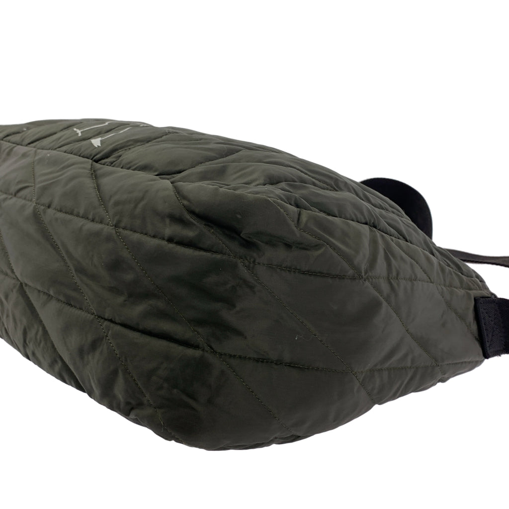 Plan C / 플랜시 | 퀼팅 드로스트링 건착 숄더백 |