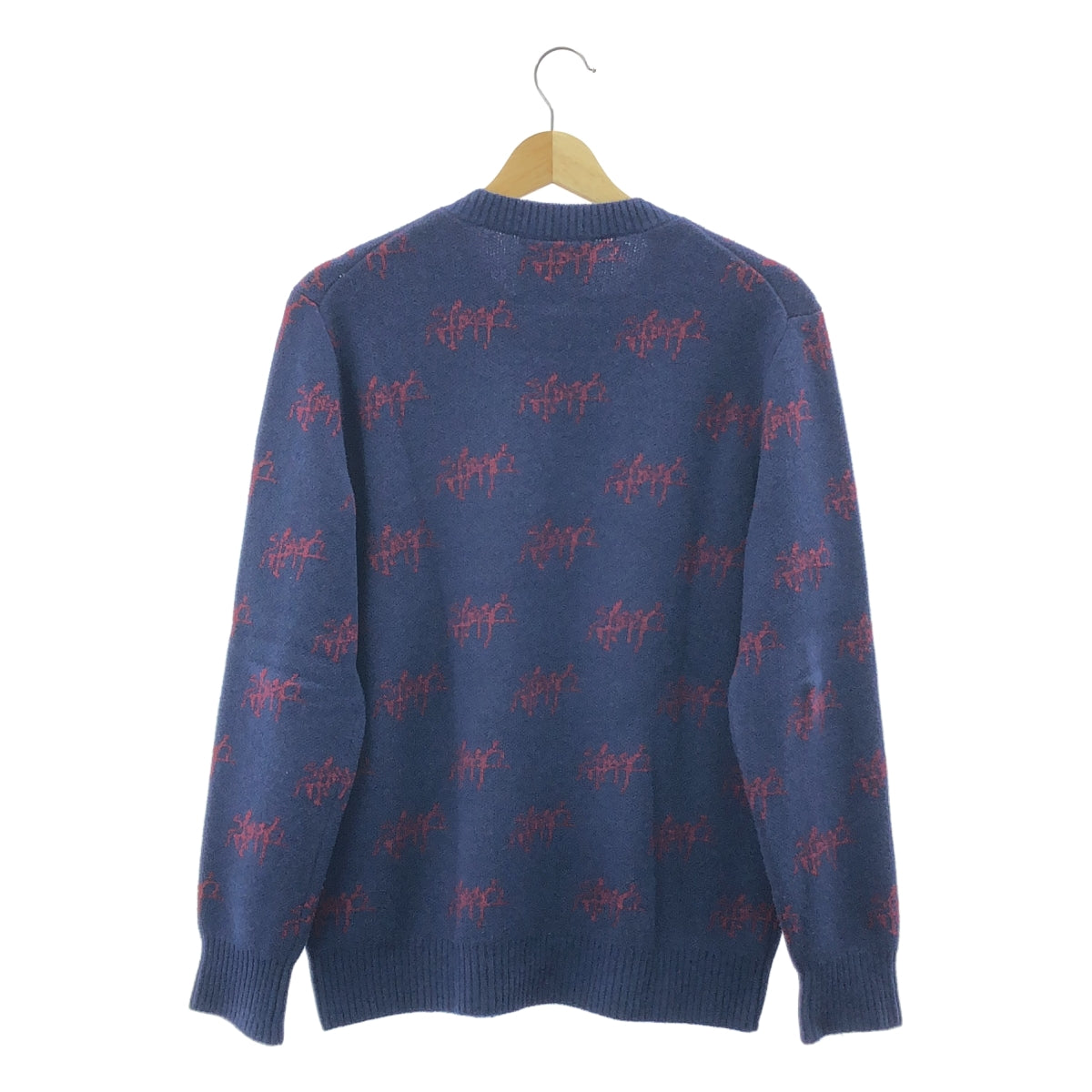 UNDER COVER / 언더커버 | SLASH 총무늬 울 캐시미어 크루넥 니트 | 2 |