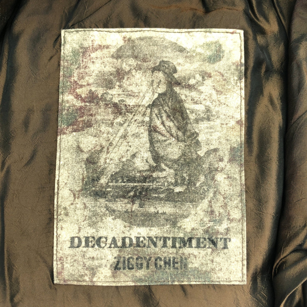 ziggy chen / ジギーチェン | 2024AW | 総柄 ジャガード 2タック ワイド トラウザーズ パンツ/ 総裏地 | 44 | メンズ