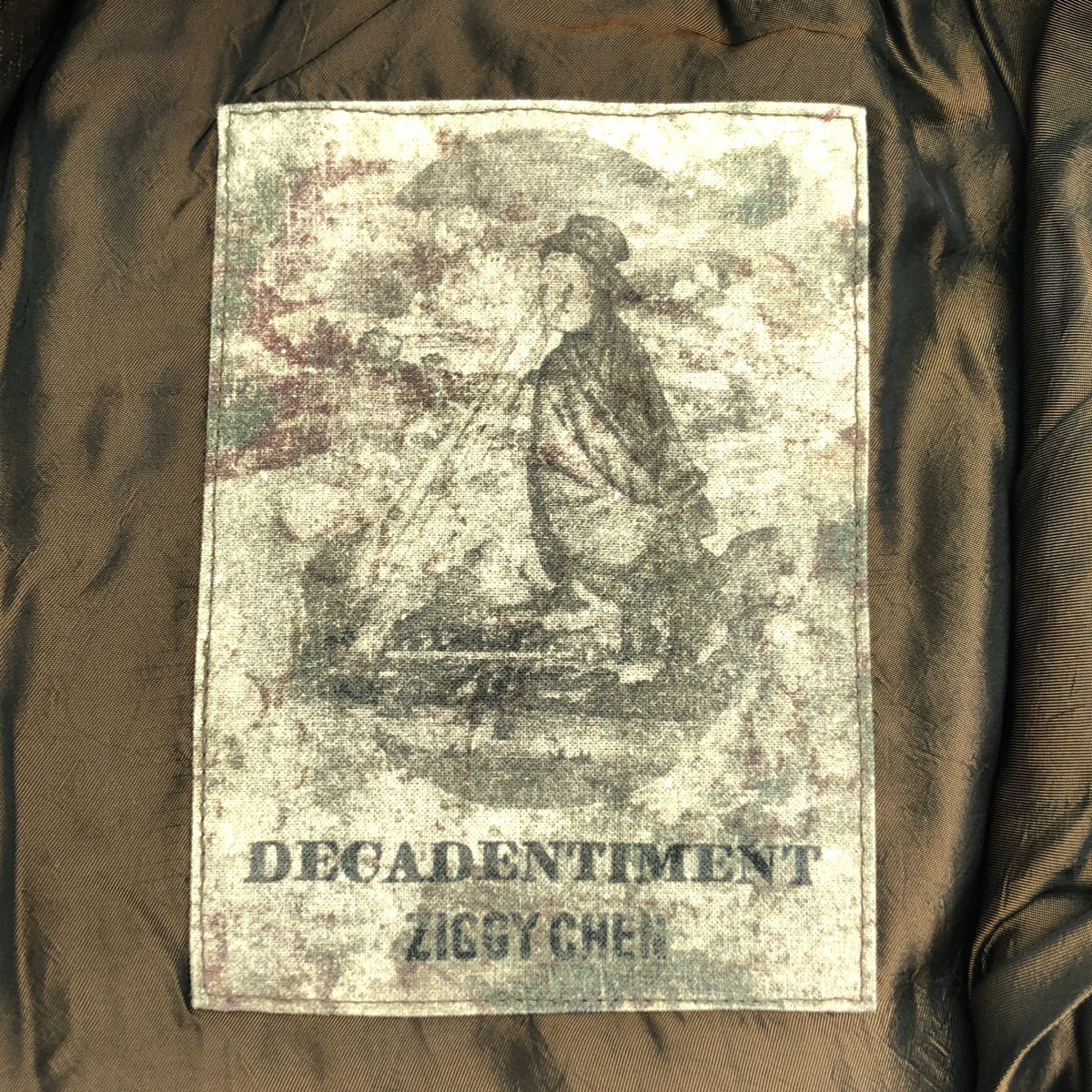 ziggy chen / ジギーチェン | 2024AW | 総柄 ジャガード 2タック ワイド トラウザーズ パンツ/ 総裏地 | 44 | メンズ