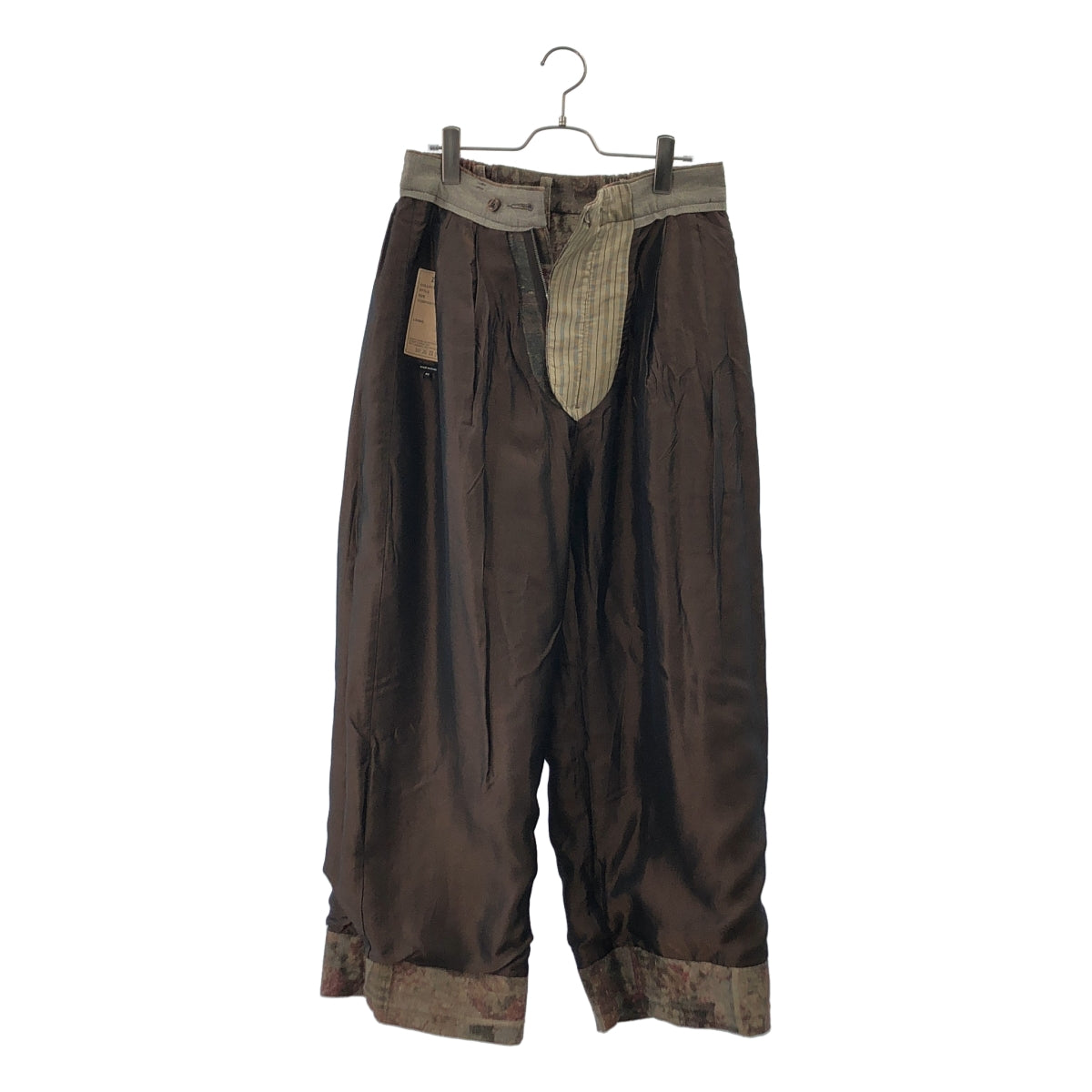 ziggy chen / ジギーチェン | 2024AW | 総柄 ジャガード 2タック ワイド トラウザーズ パンツ/ 総裏地 | 44 | メンズ