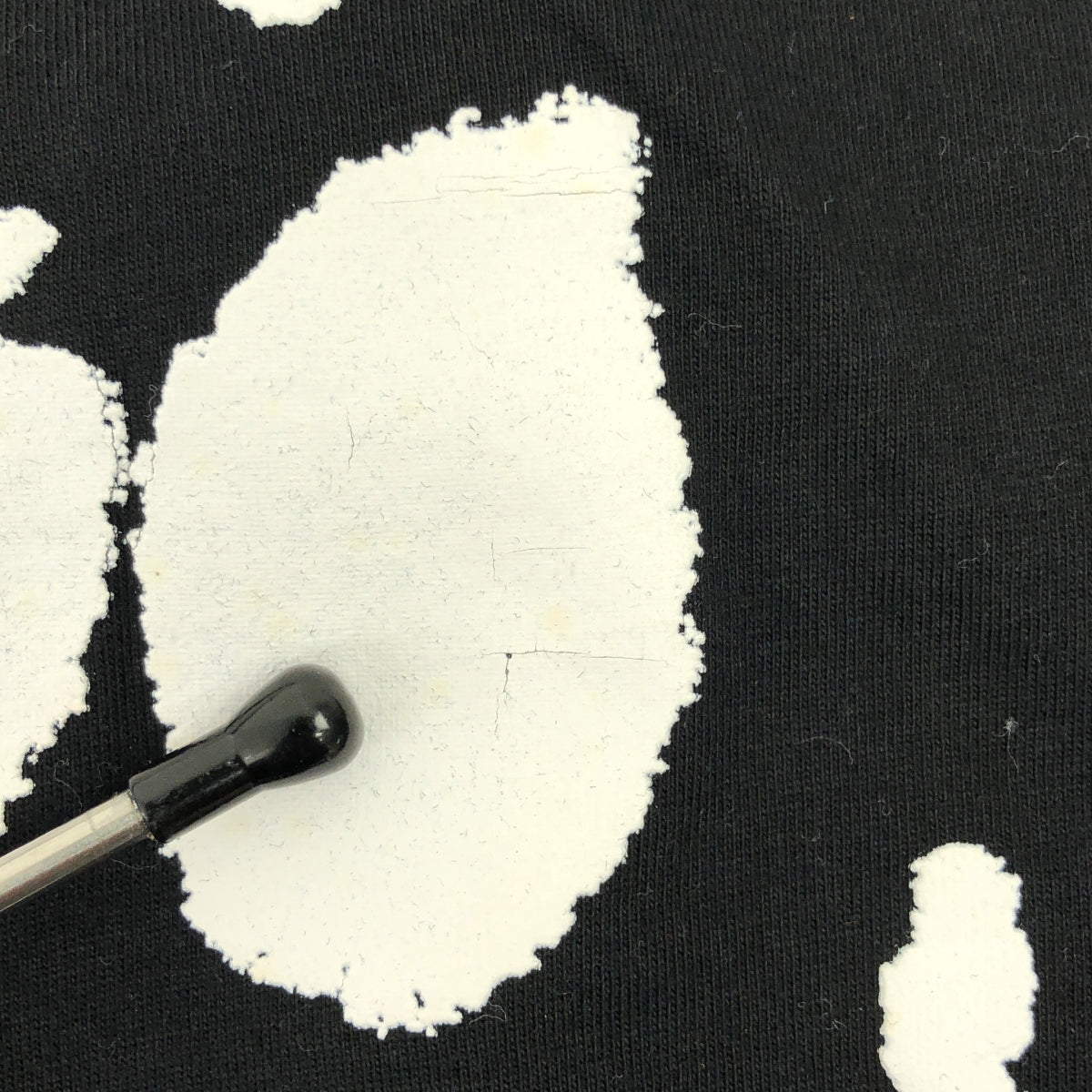 Dover Street Market / ドーバーストリートマーケット | 肉球 プリント クルーネック Tシャツ | L | ブラック / ホワイト | メンズ