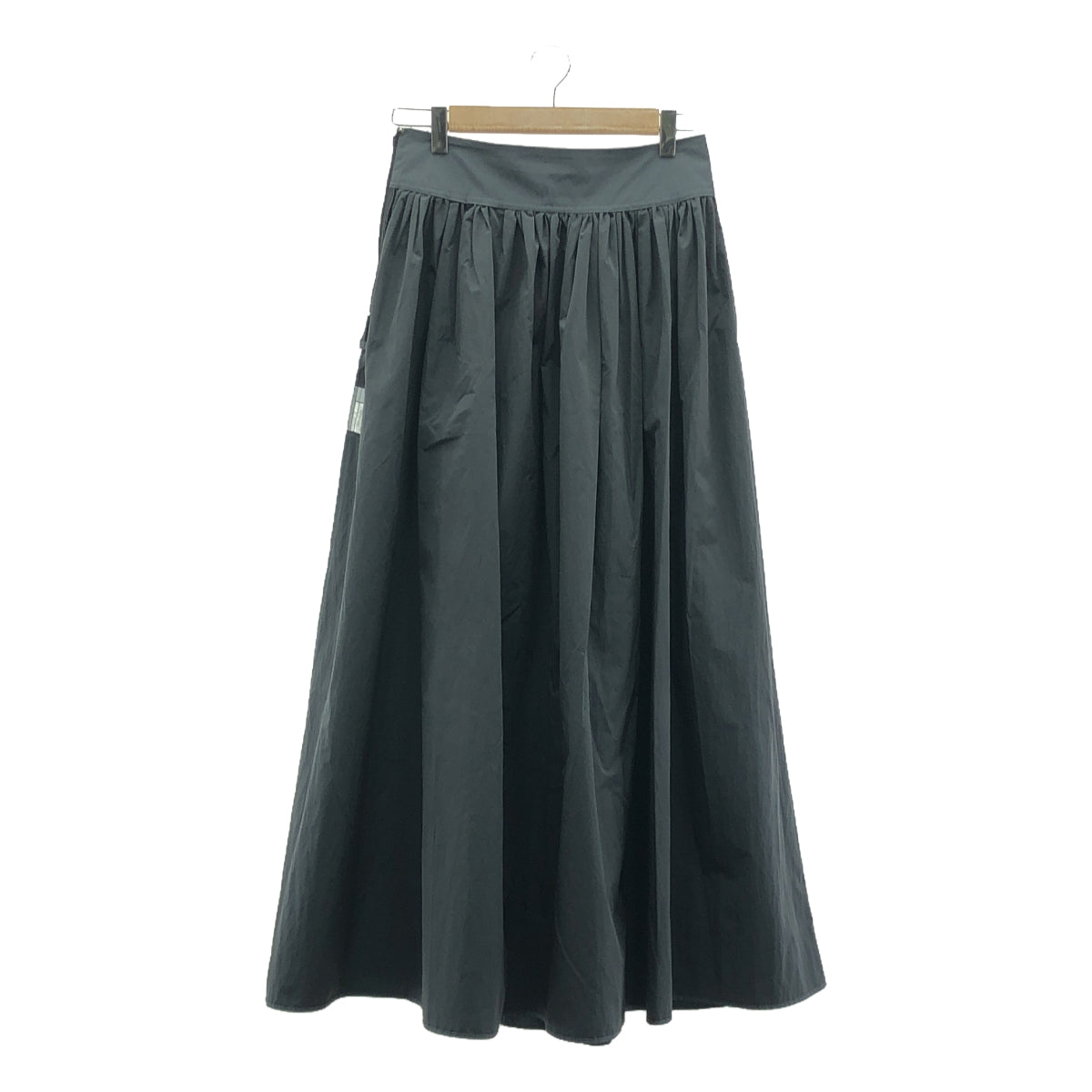 BABYLONE / バビロン | サイドジップ ギャザーボリュームスカート | 38 | ブラック | レディース