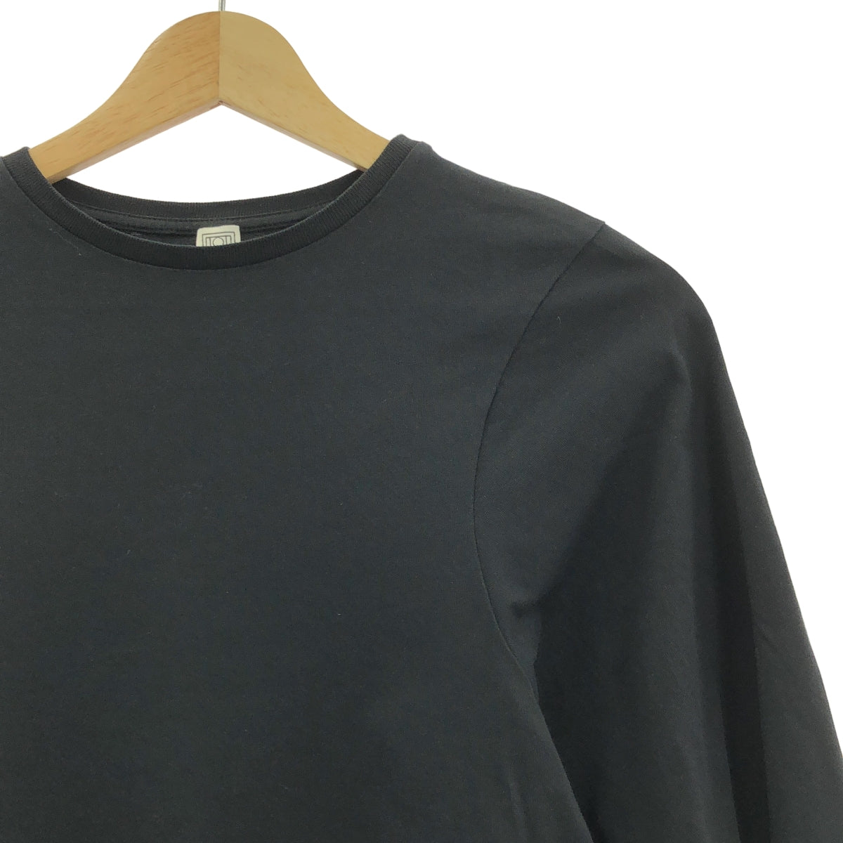 TOTEME | 棉質標誌刺繡 T 卹 | XS | 黑色 | 女款