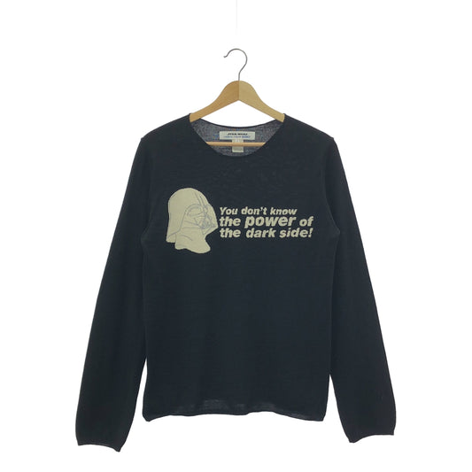 COMME des GARCONS SHIRT / コムデギャルソンシャツ | ×STAR WARS スターウォーズ / ウール ダースベイダー ニット | S | メンズ