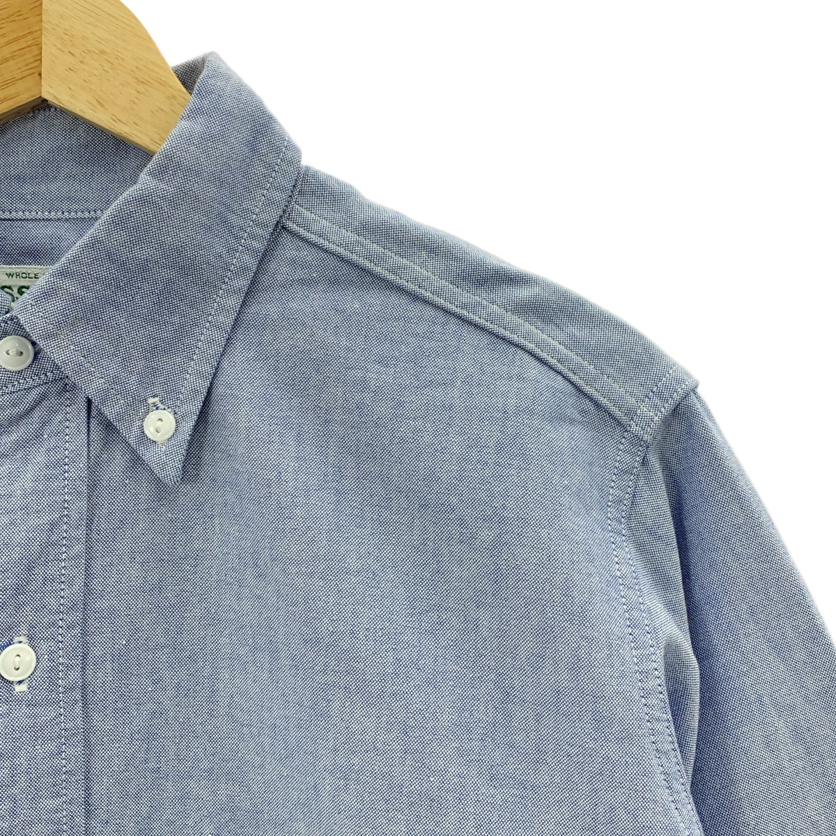 SASSAFRAS | 綠拇指襯衫，牛津布，連結襯衫 | S碼 | 男士