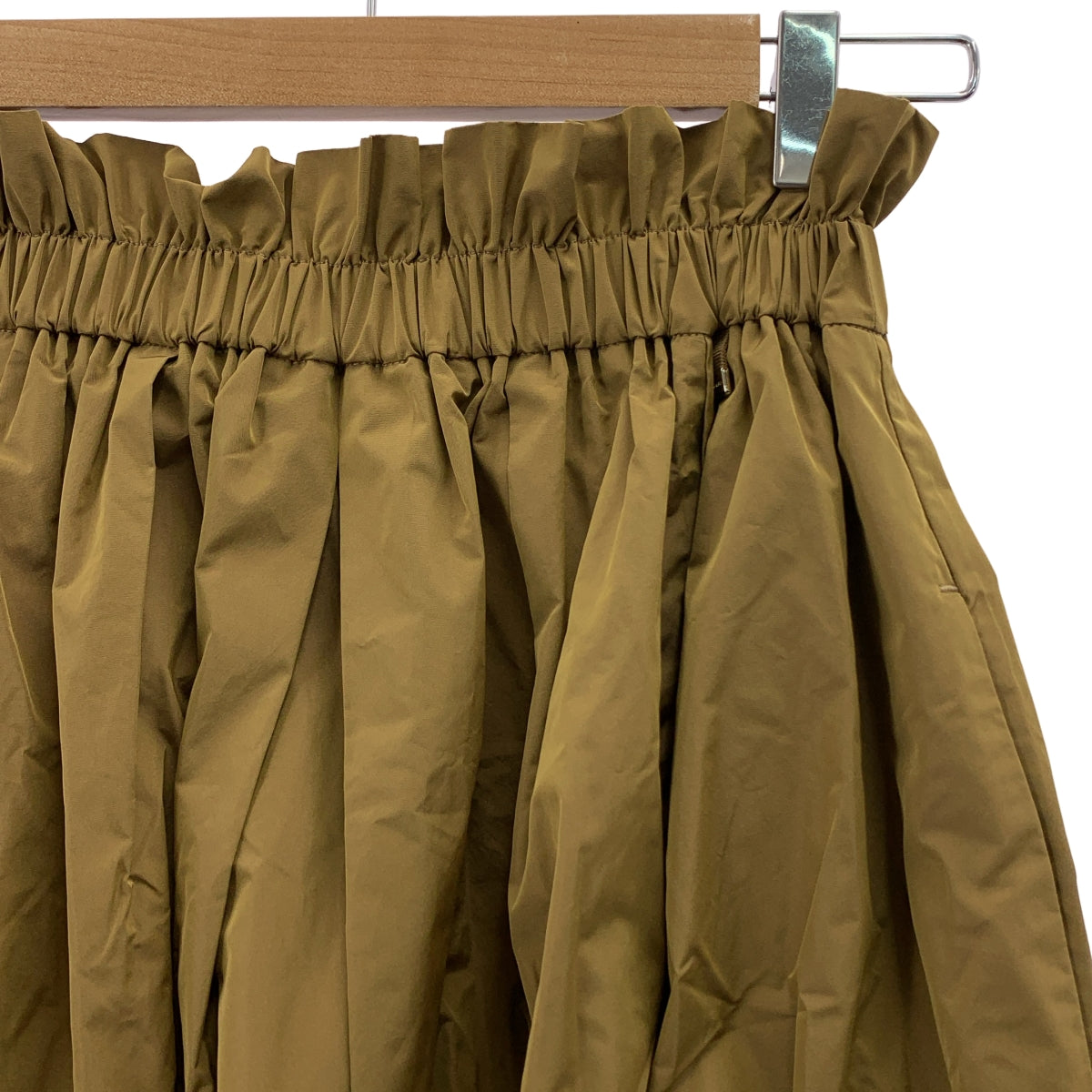 HERNO / 헤르노 | 태프타 게더 플레어 스커트 | 40 | 여성