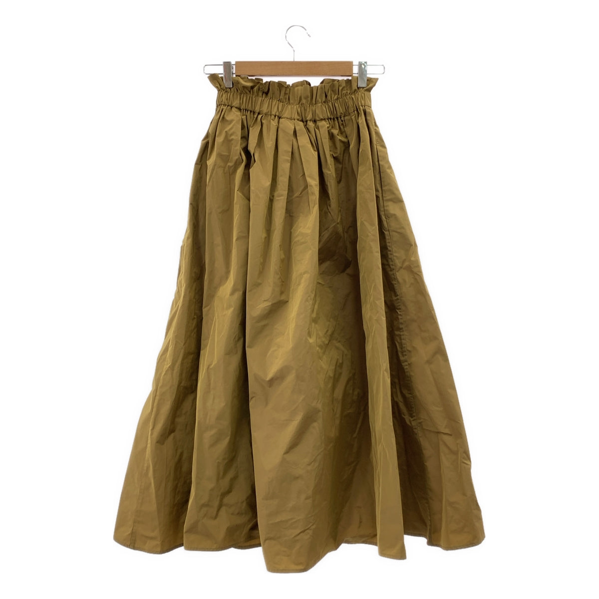 HERNO / 헤르노 | 태프타 게더 플레어 스커트 | 40 | 여성