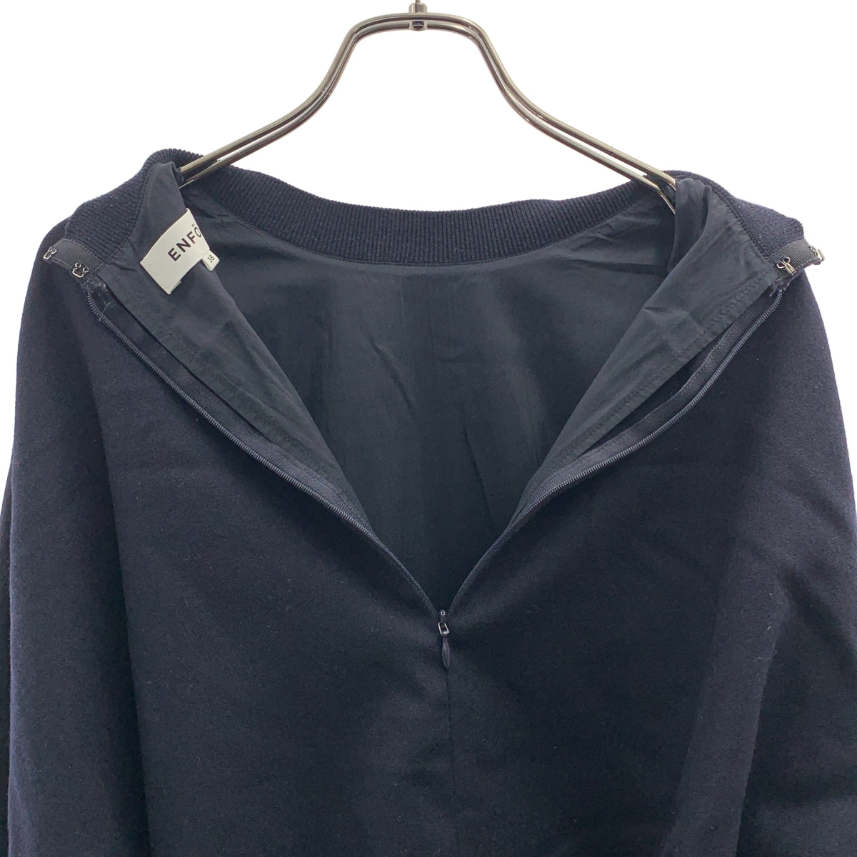 ENFOLD / エンフォルド | LAYERED PULLOVER ウール レイヤード ワンピース | 38 | レディース