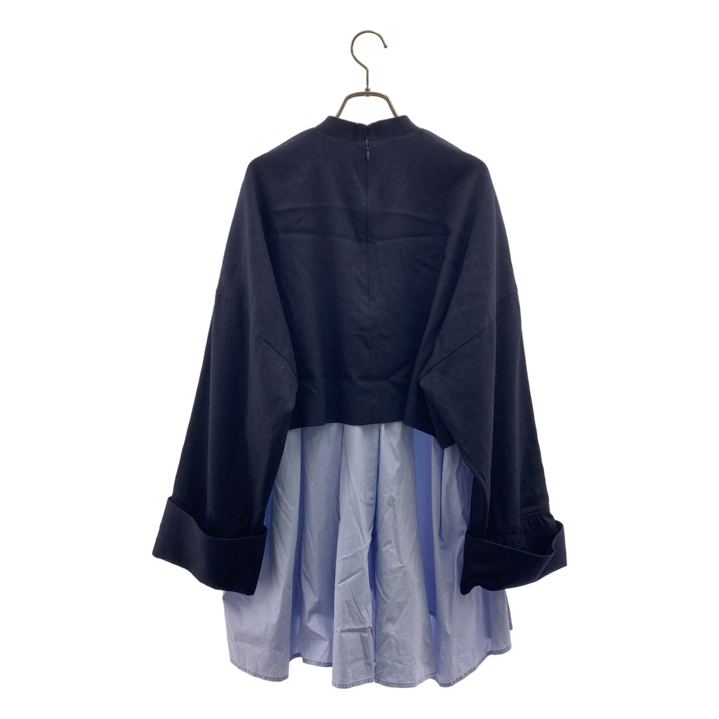 ENFOLD / エンフォルド | LAYERED PULLOVER ウール レイヤード ワンピース | 38 | レディース