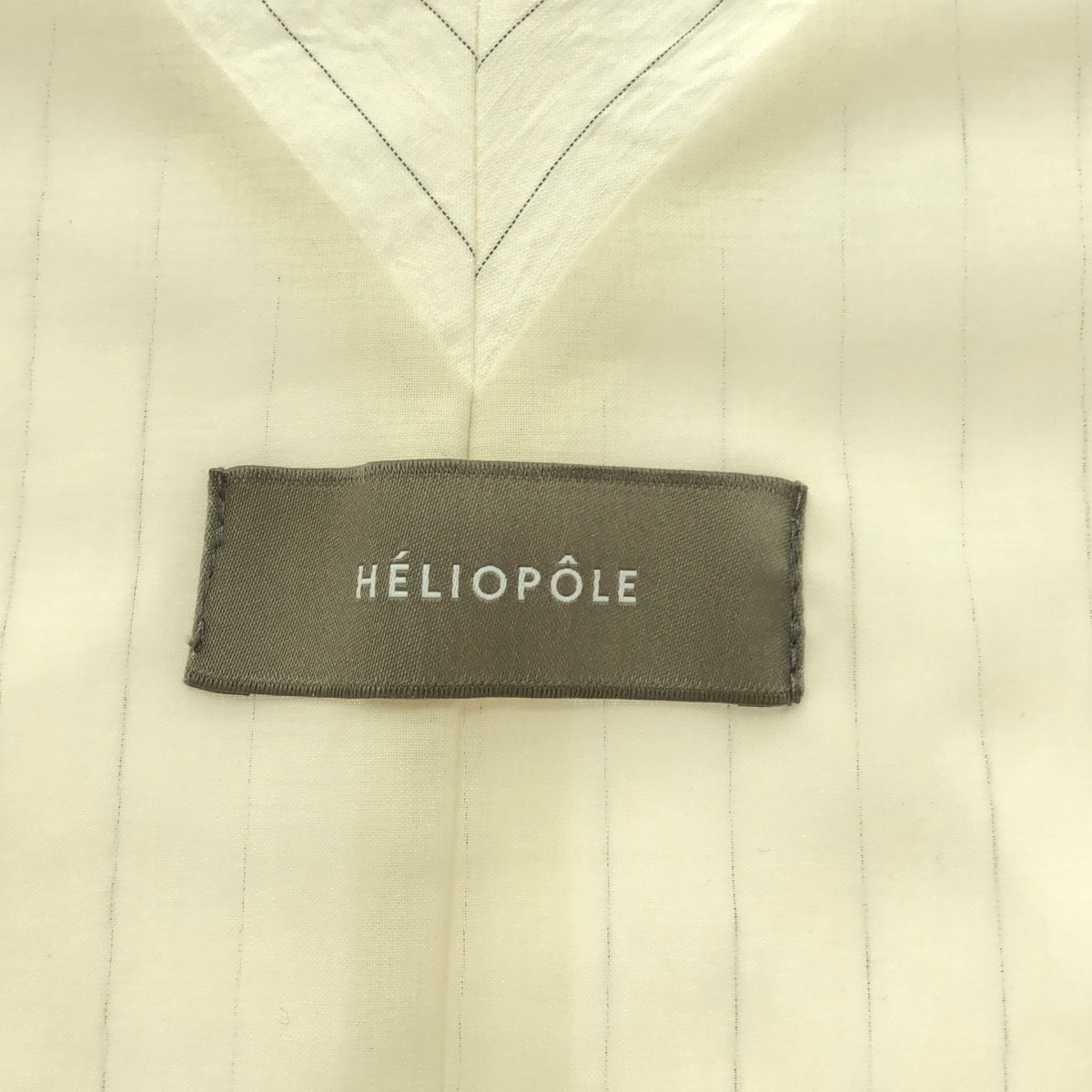 HELIOPOLE / 엘리오폴 | DEEP V NECK DRESS / 딥 V 넥 컷오프 드레스 원피스 / 총 안감 | 38 | 아이보리 | 여성