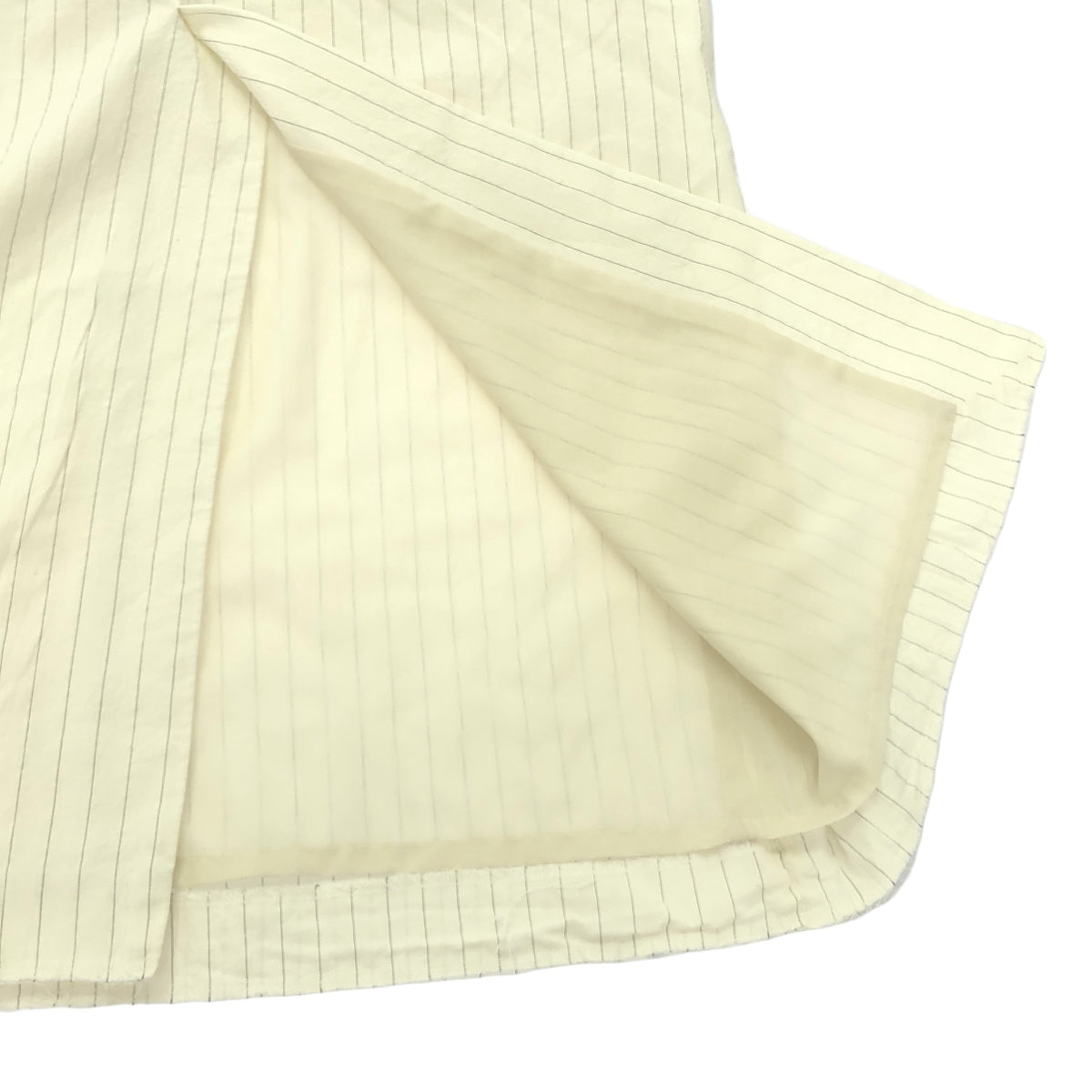 HELIOPOLE / 엘리오폴 | DEEP V NECK DRESS / 딥 V 넥 컷오프 드레스 원피스 / 총 안감 | 38 | 아이보리 | 여성