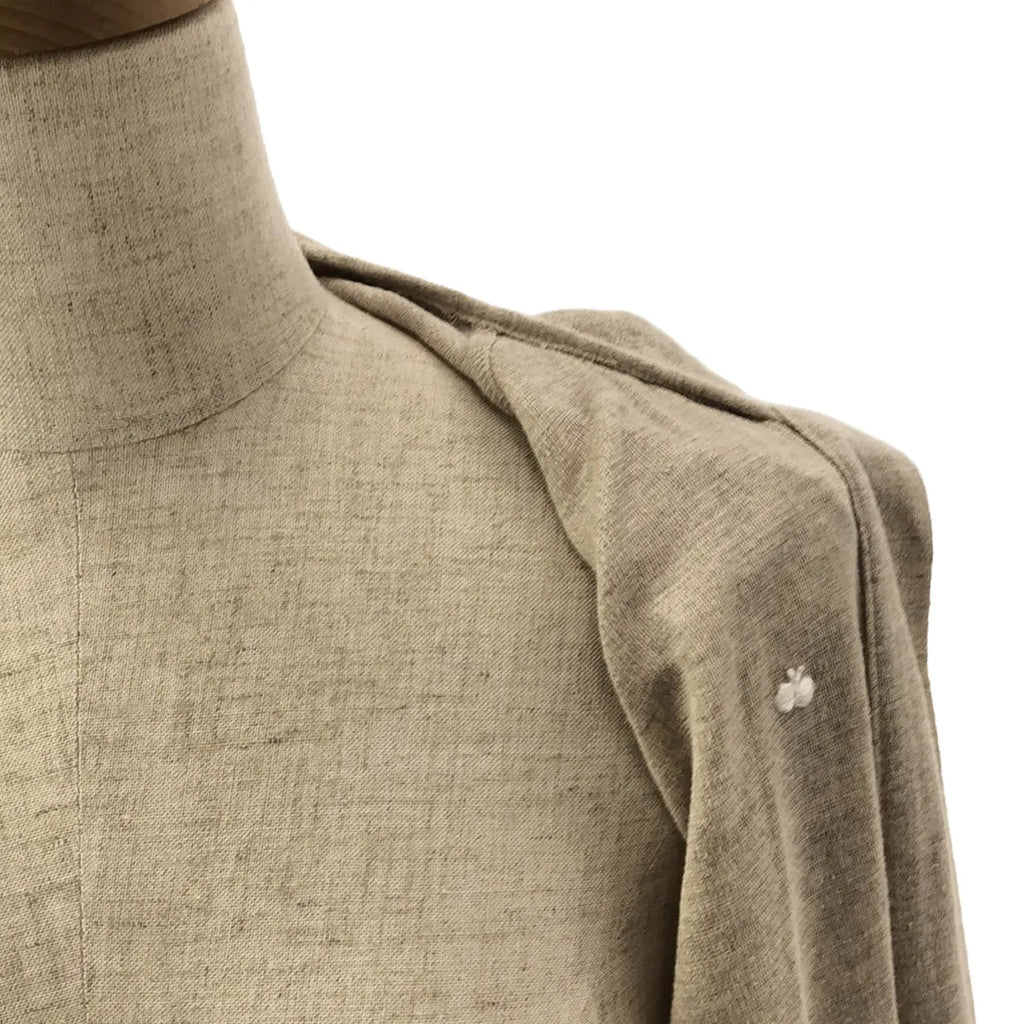 mina perhonen | 2020 春夏 |沙丘亞麻連帽長開襟衫 | 36 |米色 |女性的