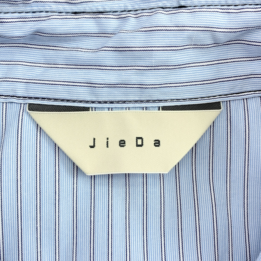 JieDa / ジエダ | CRAZY SWITCHING SHIRT ストライプ クレイジー スイッチングシャツ | 1 | ブルー | メンズ