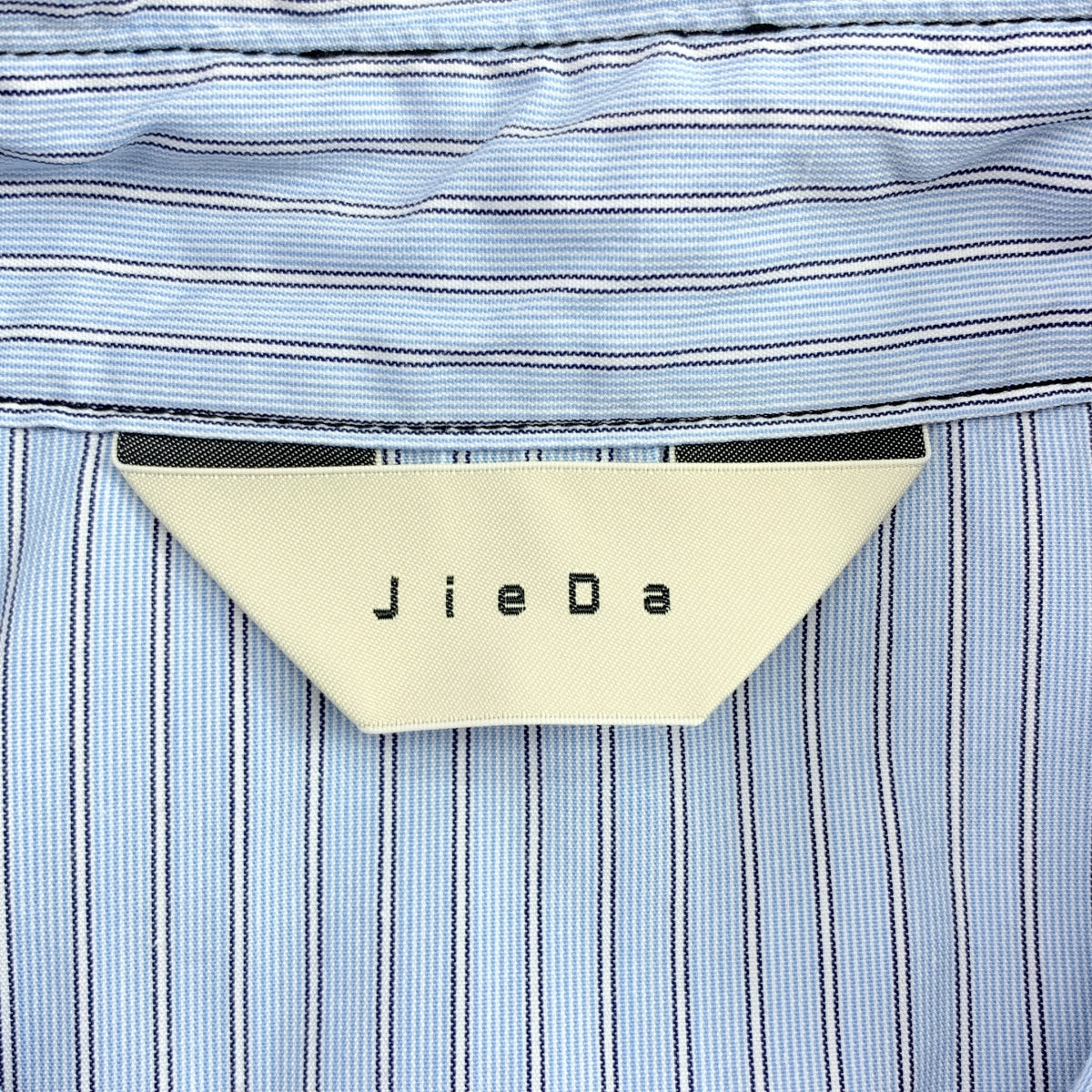 JieDa / 지에다 | CRAZY SWITCHING SHIRT 스트라이프 미친 스위칭 셔츠 | 1 | 블루 | 남성