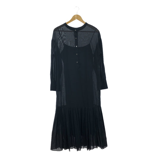 Plage / Plage | Sheer Layered Dress | 38 | Black | Women's