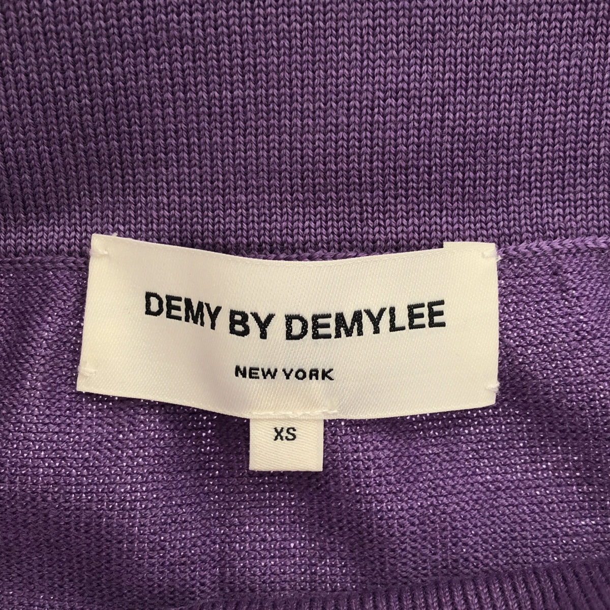 [Good Condition] DEMY BY DEMYLEE | Wool High Gauge Knit Skirt | XS | Purple | Women's