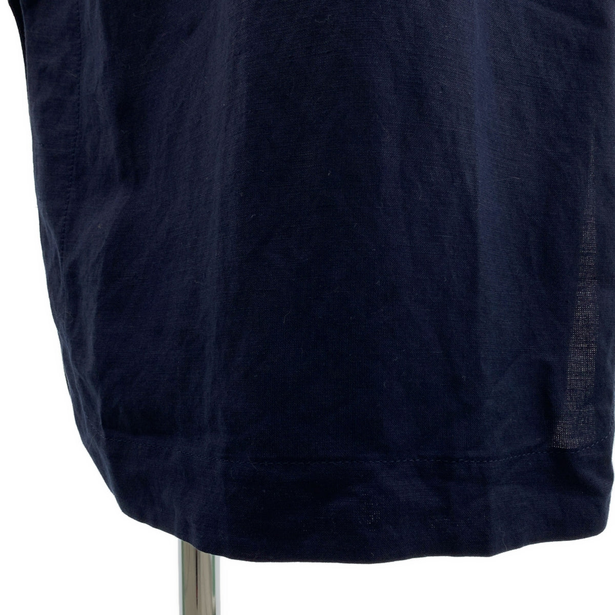 Mame Kurogouchi / マメクロゴウチ | Volumed Sleeve LINEN Rayon V-Neck Dress リネン ワンピース | 2 | レディース