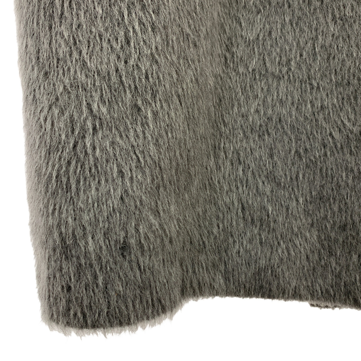 連休中値下げ　ebure エブール　希少スーリーアルパカシャギー　ロングコート 美品⭐︎ebure 高級アルパカ✖️ウール シャギー ガウンロングコート