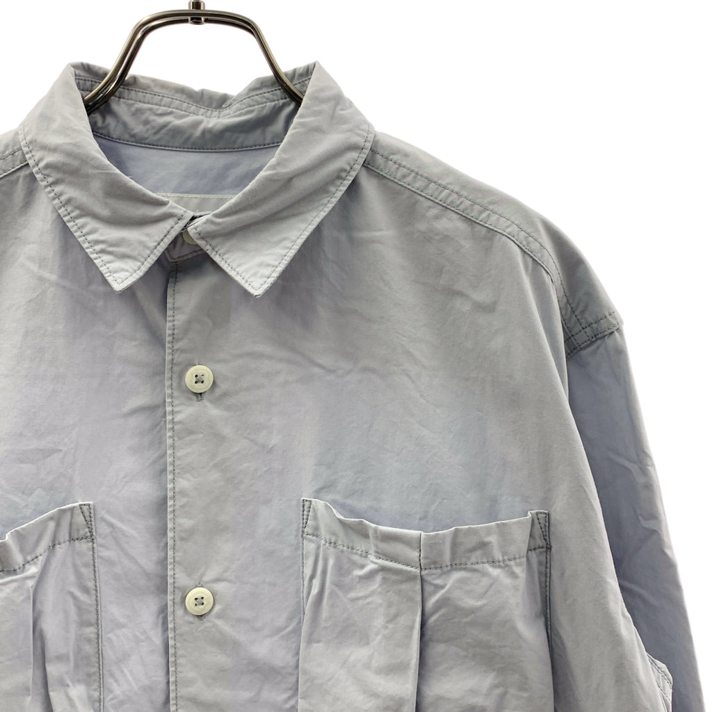 【成色極佳】KUON | 束腰長袖襯衫 | M碼 | 淺藍色 | 男士