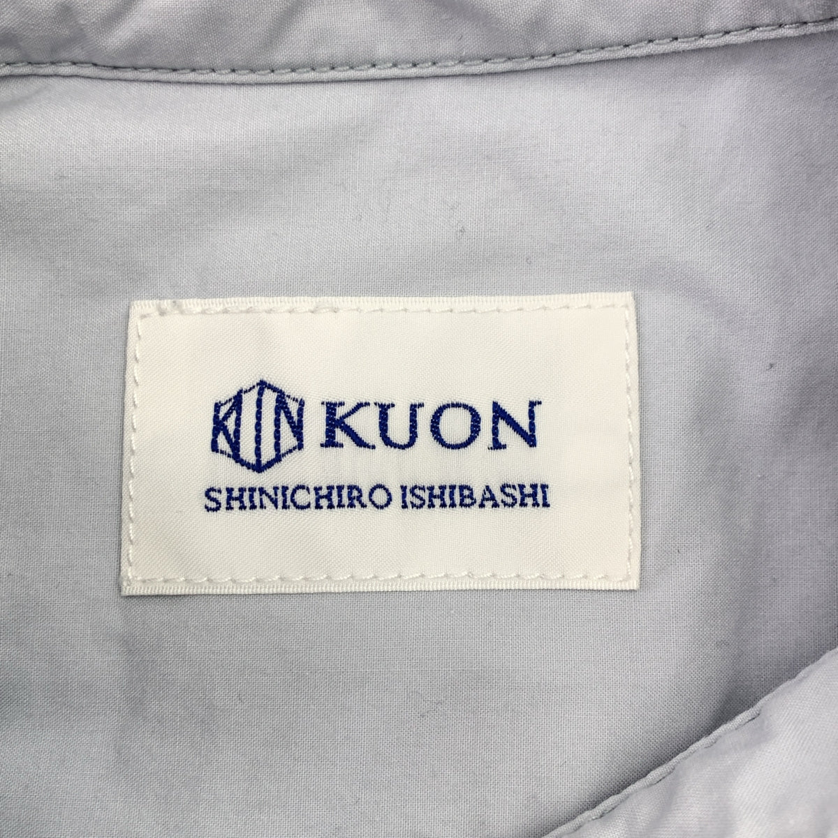 【成色極佳】KUON | 束腰長袖襯衫 | M碼 | 淺藍色 | 男士