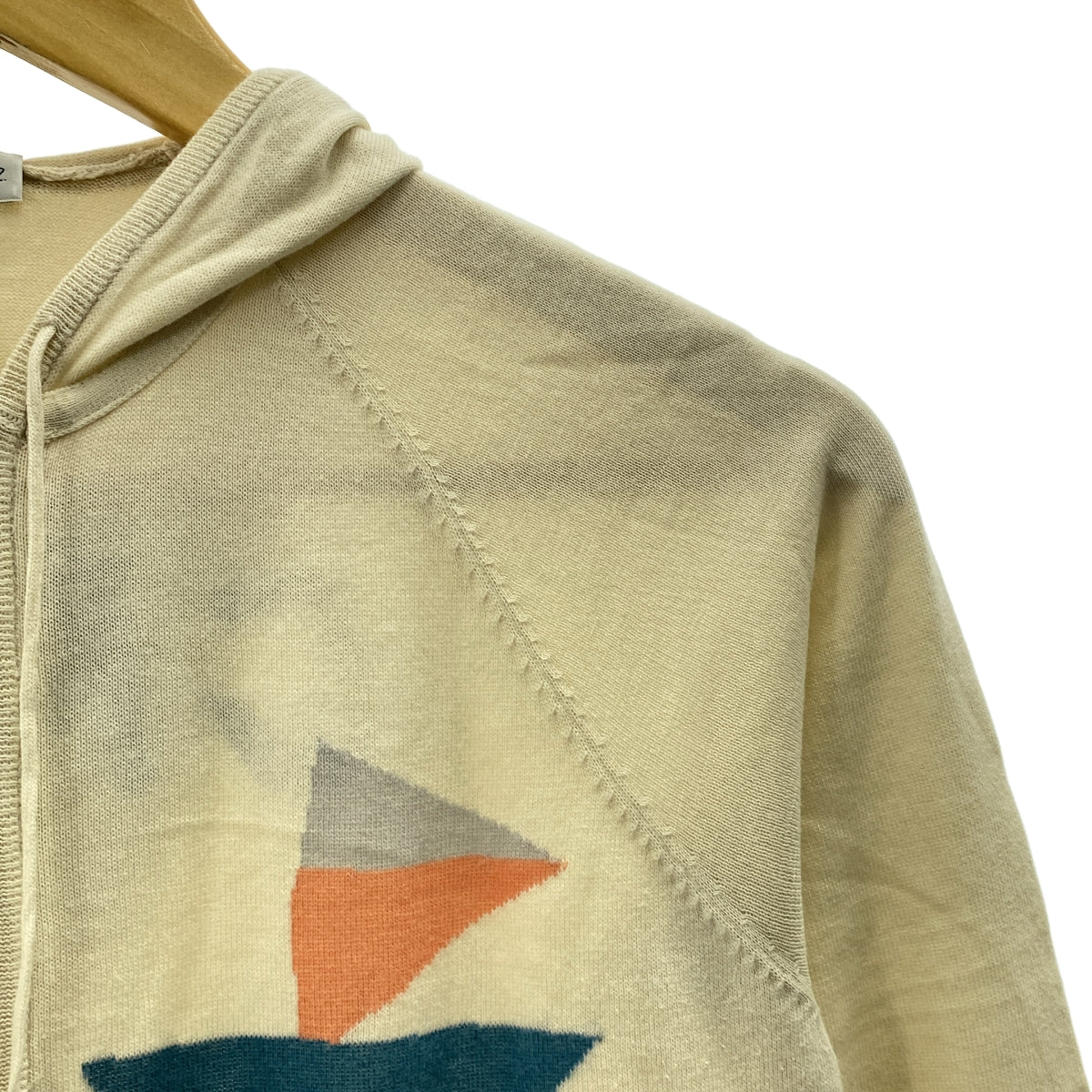 Sally Scott / サリースコット | コットン ニット ジップアップ フーディ | M | メンズ