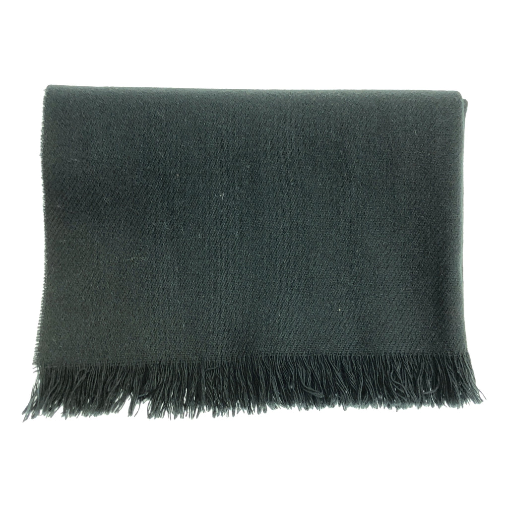 PRADA | 羊毛流蘇圍巾 | 黑色 | 男士