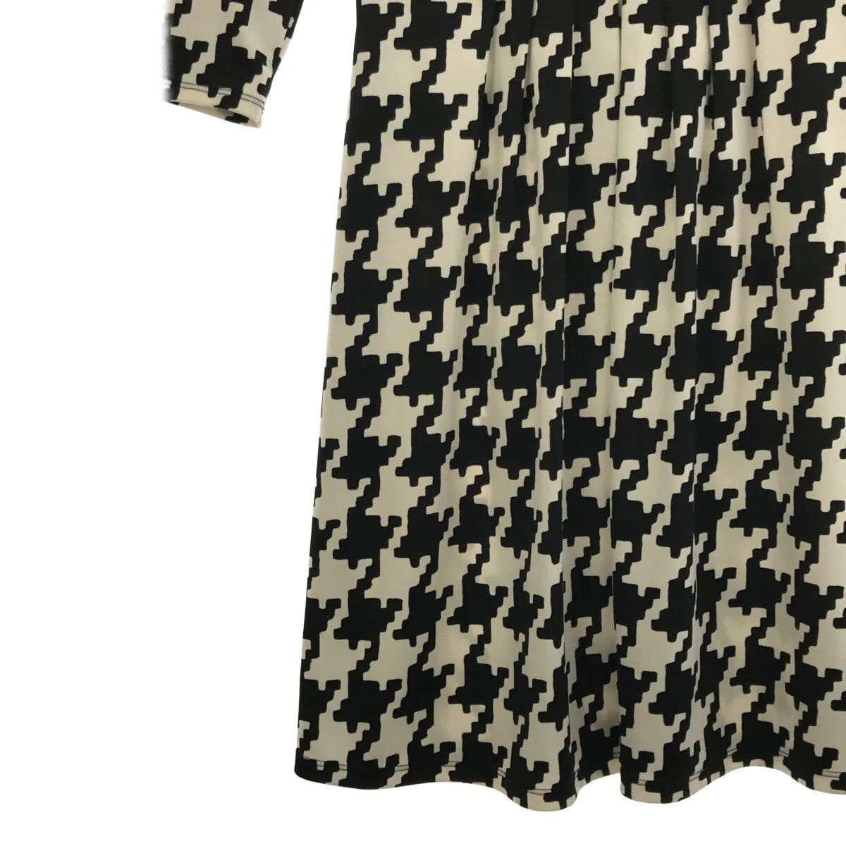 EPOCA THE SHOP / エポカ ザ ショップ | ジオメトリックプリント カシュクール ワンピース | 36 | ホワイト / ブラック | レディース