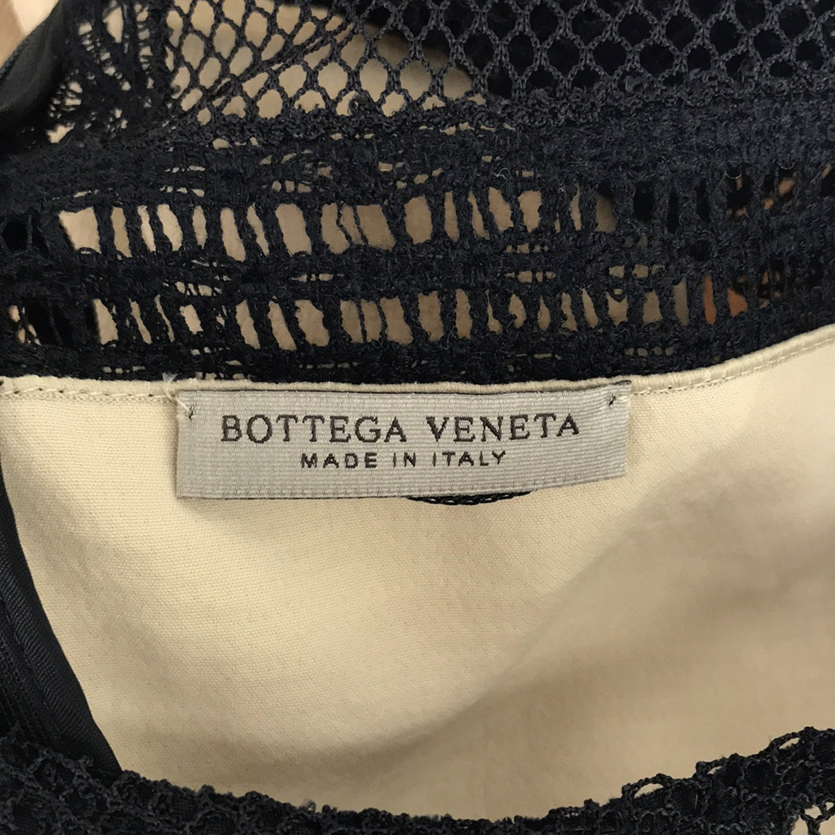 BOTTEGA VENETA / ボッテガヴェネタ | レース刺しゅう メッシュ切替 ノースリーブ ドレス ワンピース | 40 | レディ – KLD