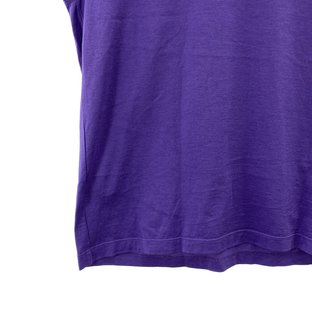 BLAMINK / 브라밍크 | 코튼 크루넥 자수 민소매 티셔츠 | 0 | 여성