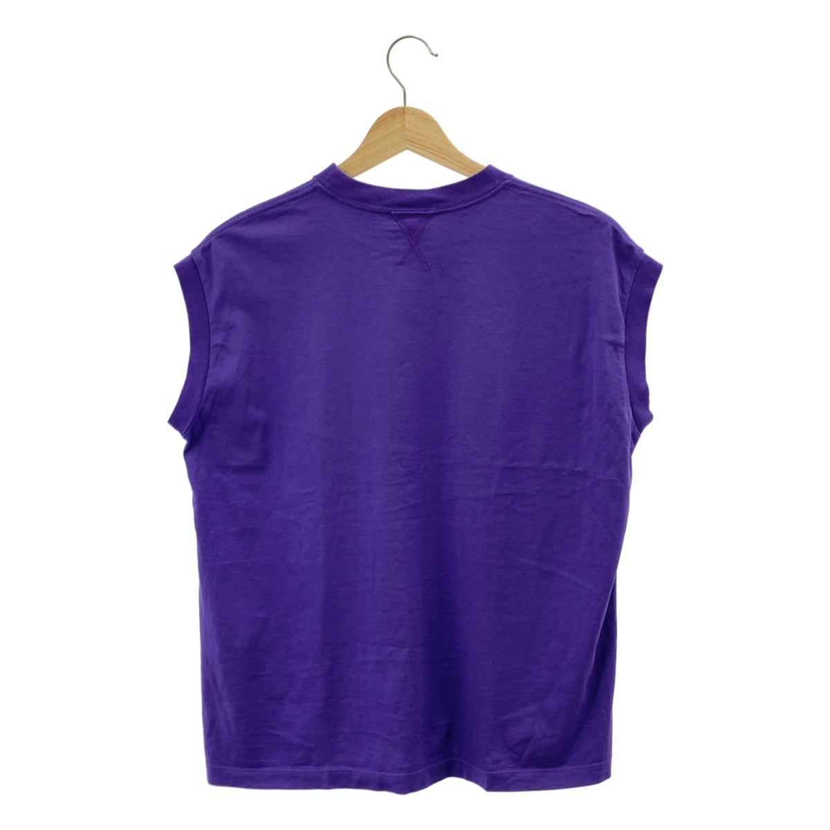 BLAMINK / 브라밍크 | 코튼 크루넥 자수 민소매 티셔츠 | 0 | 여성