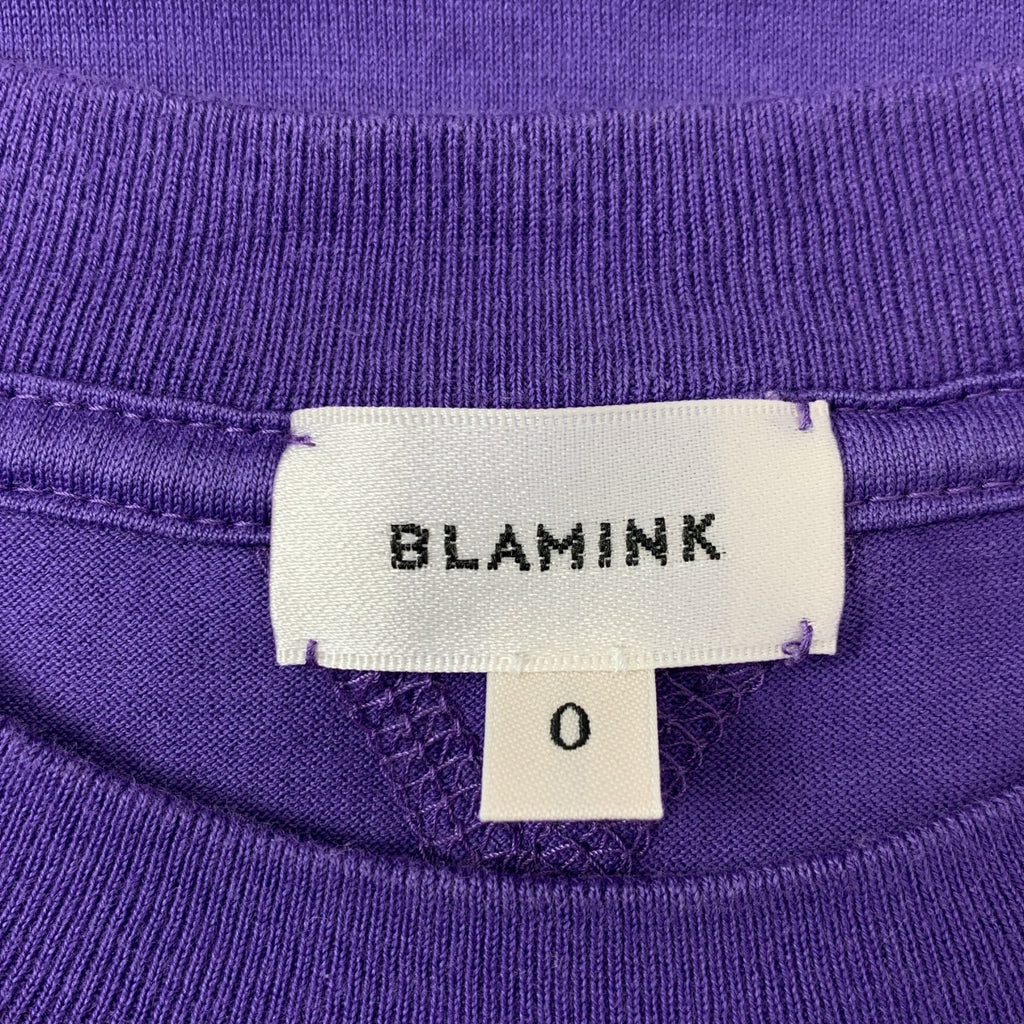 BLAMINK / 브라밍크 | 코튼 크루넥 자수 민소매 티셔츠 | 0 | 여성