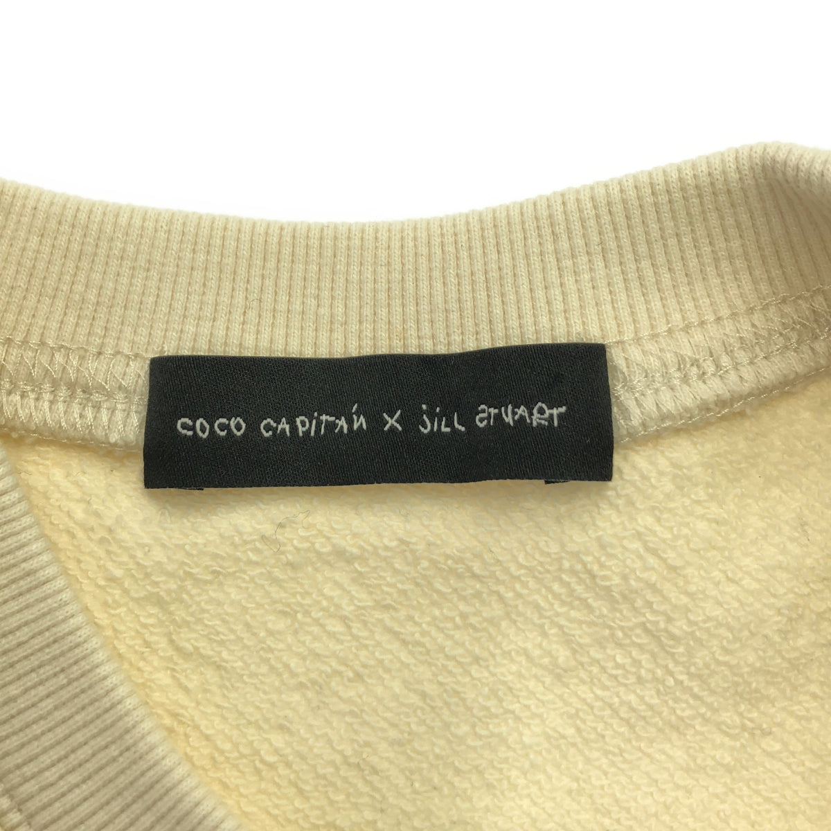 None / | Jill Stuart x Coco Capitan ジルスチュアート スウェット |