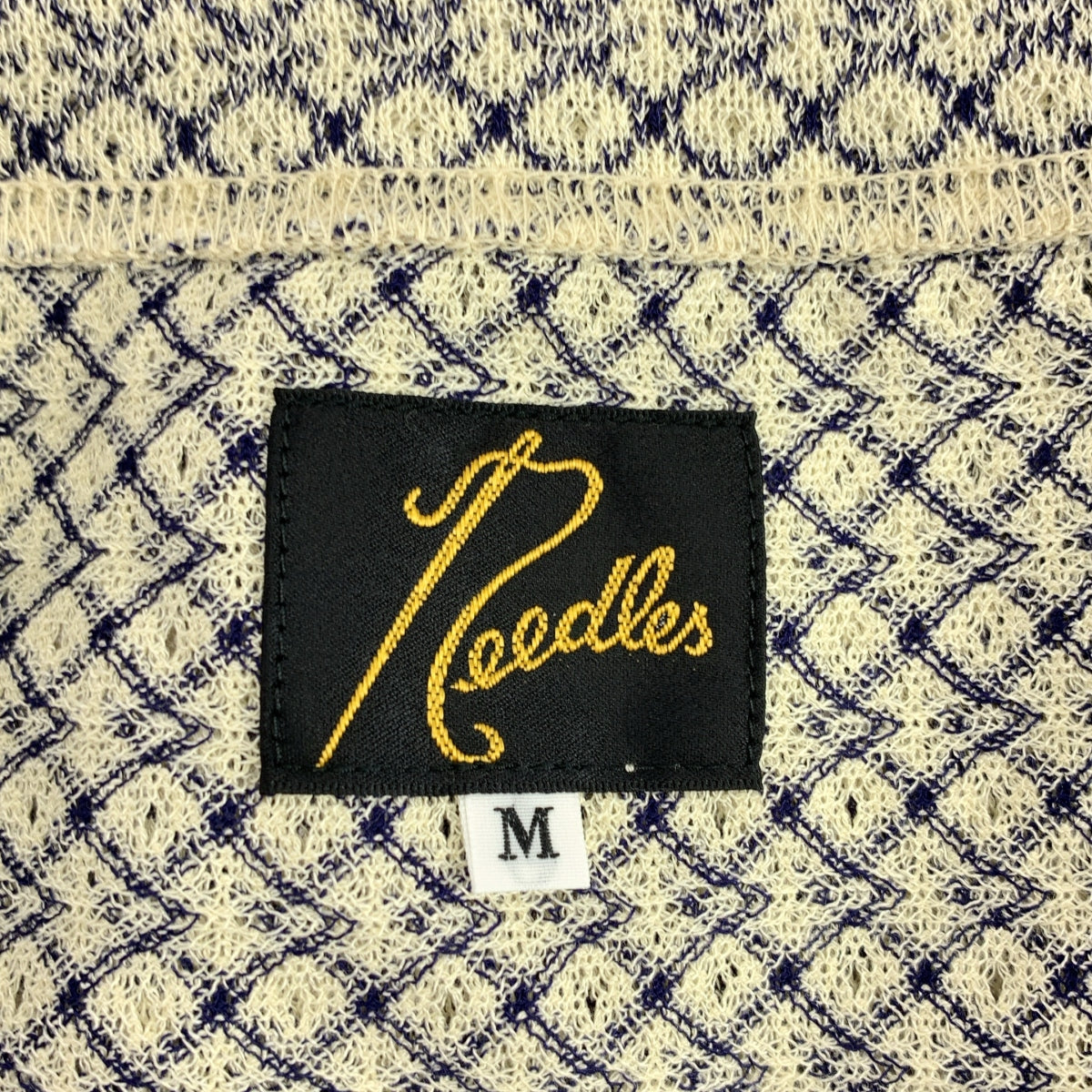 Needles / 니들스 | L/S U-Neck Tee - R/PE Russell / 빠삐용 니트 컷소우 | M | 남성