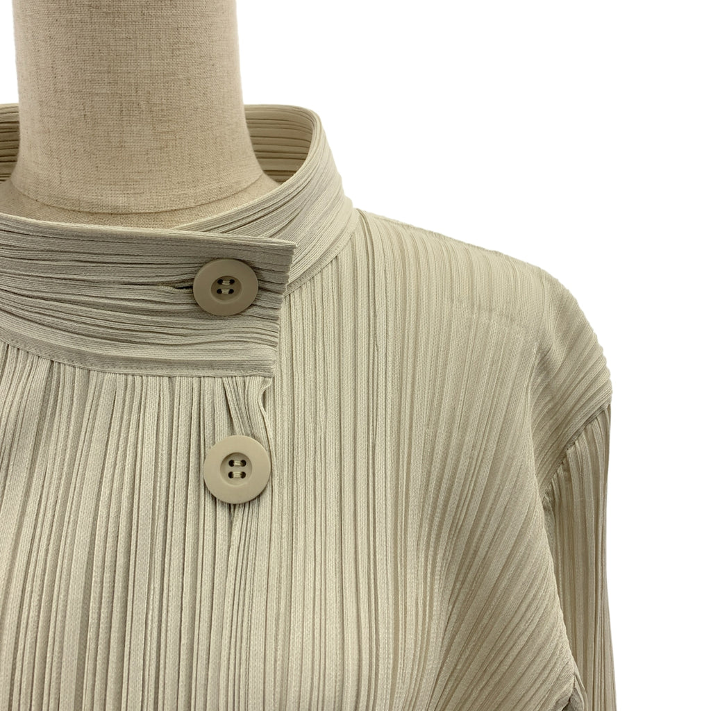 褶襉設計 三宅一生 | 單排扣外套 | 4碼 | 女款