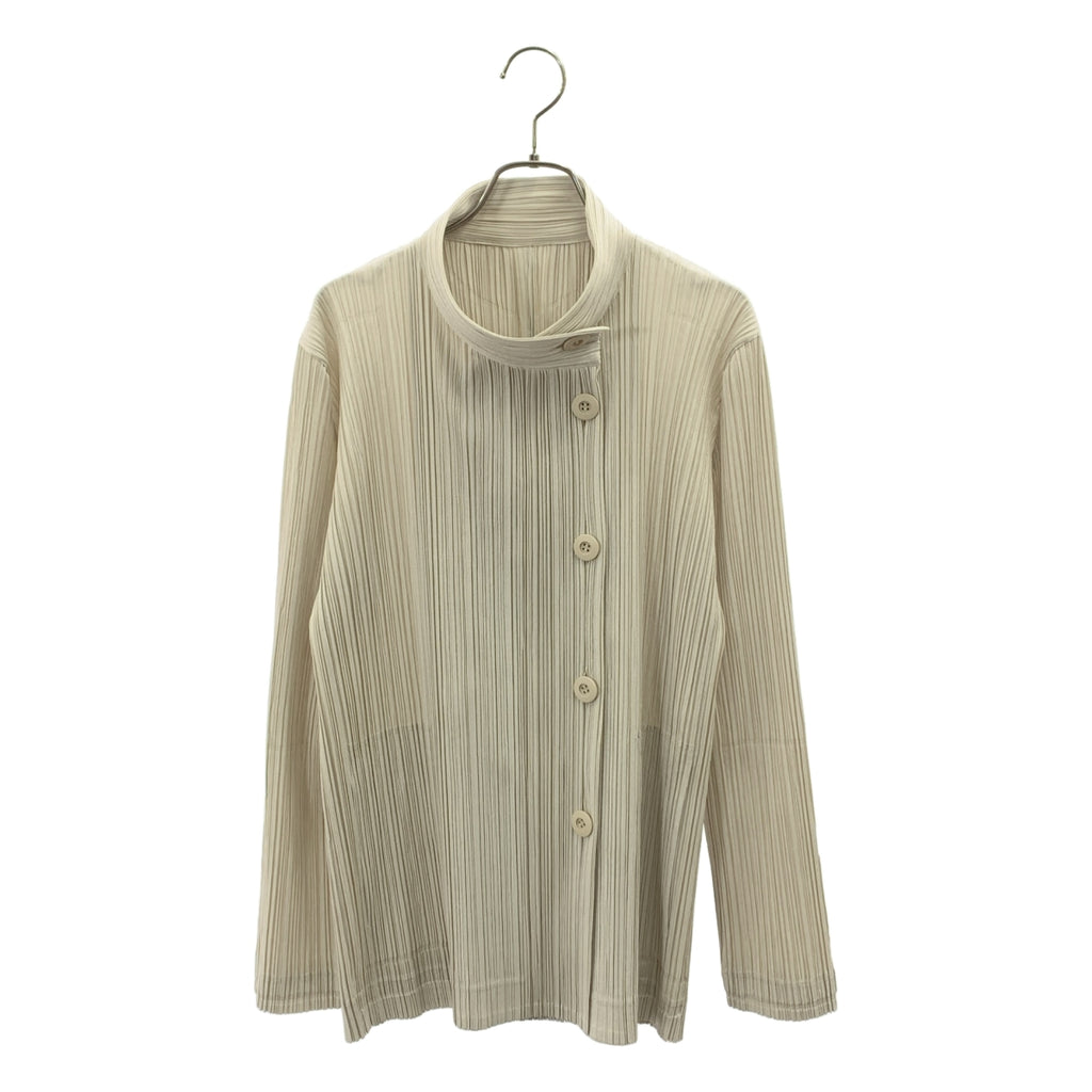 褶襉設計 三宅一生 | 單排扣外套 | 4碼 | 女款