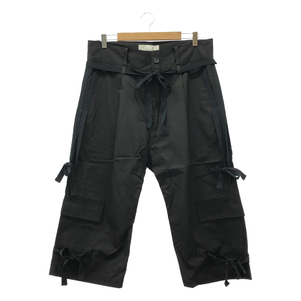 【新品】  prasthana / プラスターナ | hang strings cargo trousers / パンツ | M | ブラック | メンズ