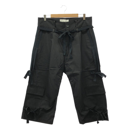 【신품】 prasthana / 프라스타나 | hang strings cargo trousers / 바지 | M | 블랙 | 남성