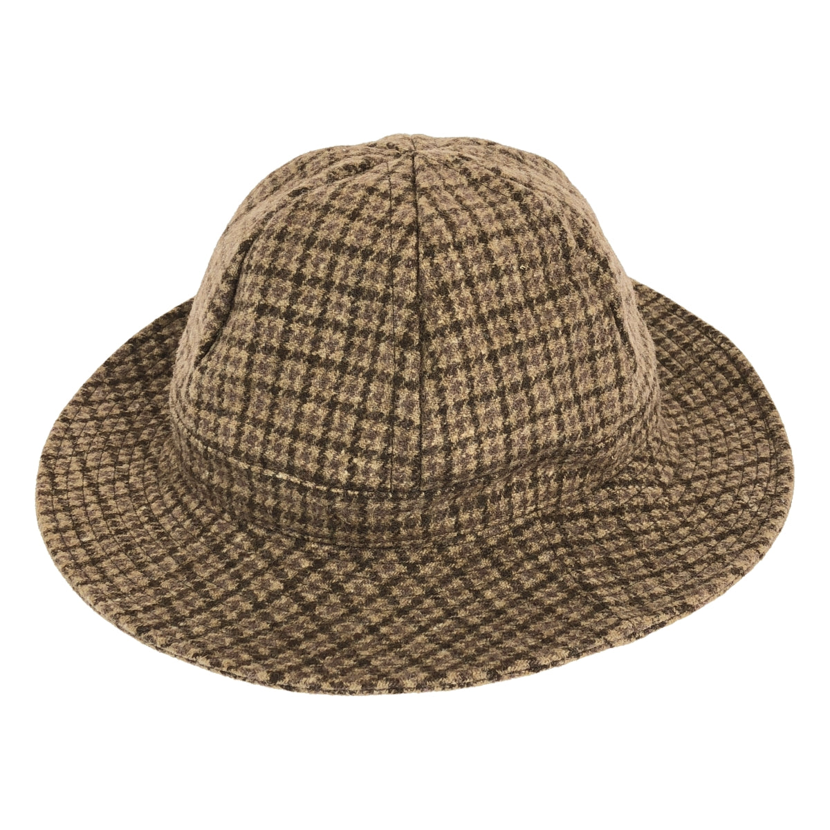 YAECA WRITE | Wool houndstooth pattern 6 panel hat | ONE | Others